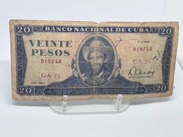 20 Pesos Cubani 1983