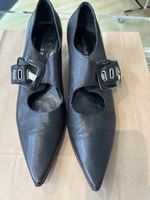 Giancarlo Paoli Milano Schuhe, Schwarz Leder, Gr. 40