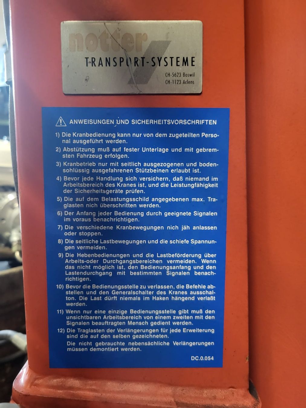 Gru: Kran Maxilift 017.2 – Usato da Schwarzenburg venduto da Dampfer93 5