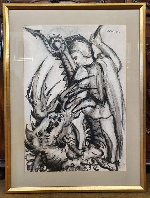 Domenico „Dick“ ORTELLI (19131999) grosse Mischtechnik Kaufen auf