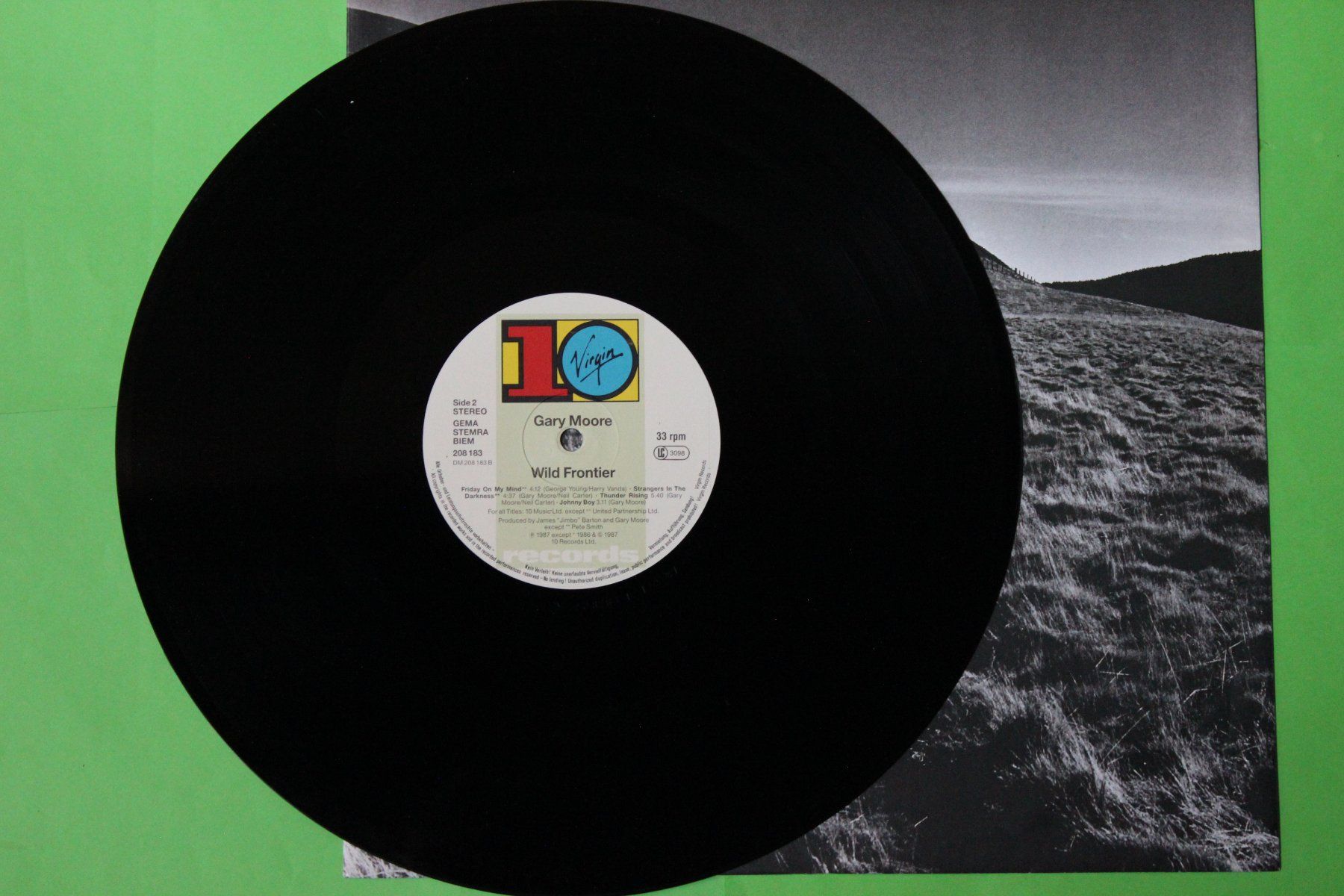 Dischi in vinile: Gary Moore - Wild Frontier LP Vinyl 1987 – Usato da Tübach venduto da JamesStone 5