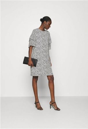 Selected Femme  - Freizeitkleid Weiss/Schwarz