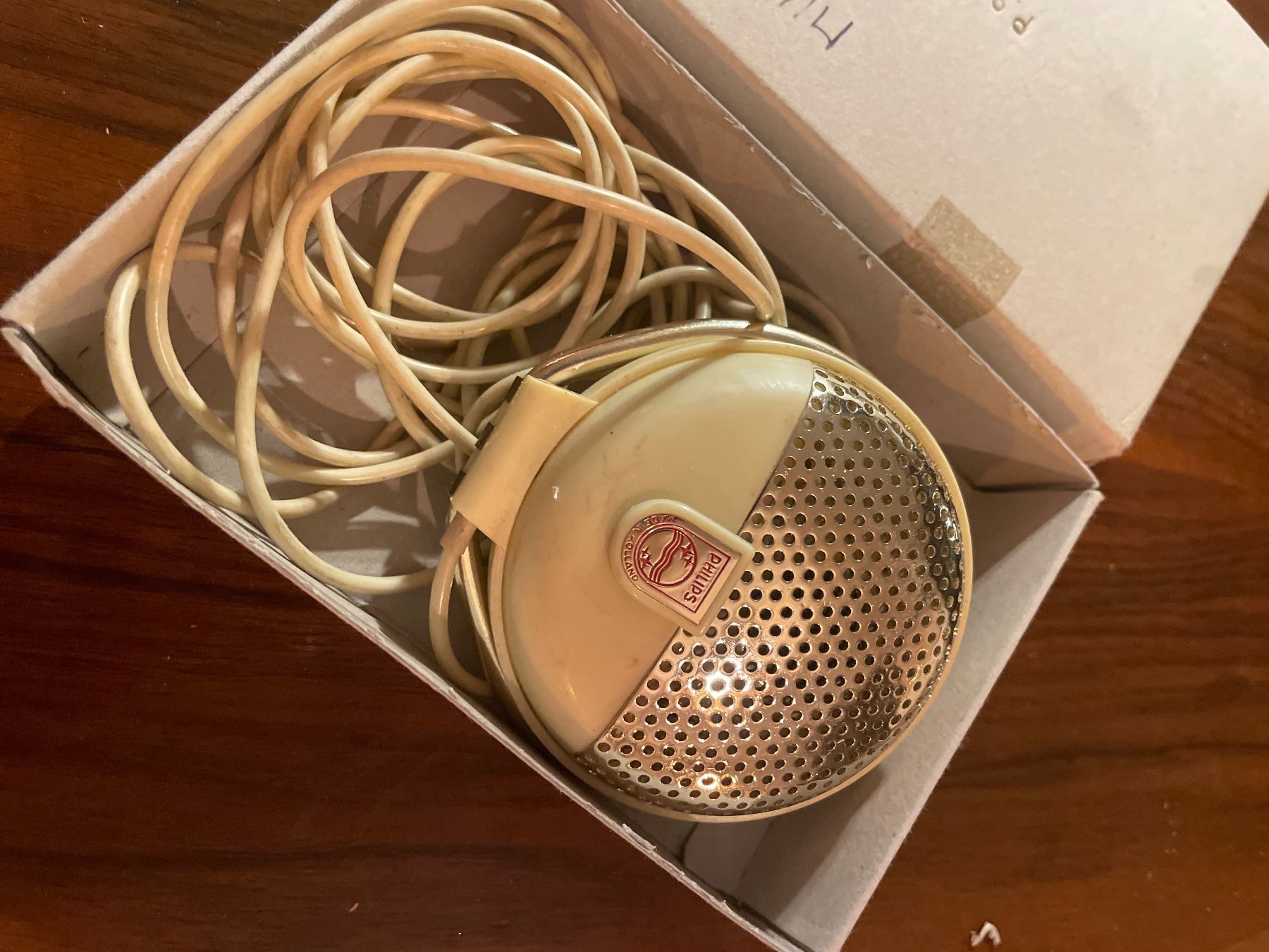Philips Microfoni: Phillips EL 3750 / 40 Mikrofon antik – Usato da Zürich venduto da Arcana_Fail 1