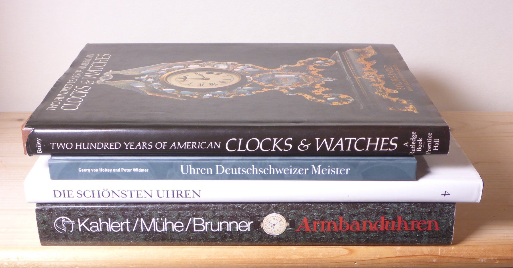 Bücher: Konvolut, Lot, Sammlung: Uhren 4 Titel – Gebraucht aus Erschwil von taglang