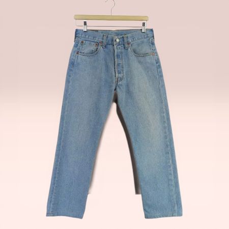 Levi's 501 Jeans W31 L34 Hellblau - Straight Leg