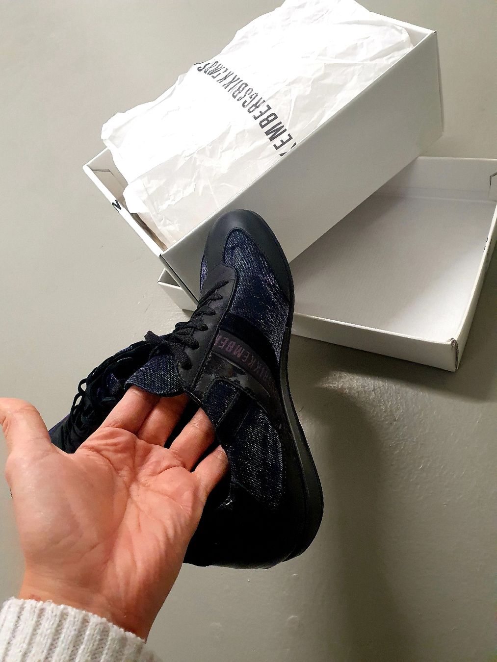 Bikkembergs Damenschuhe: Bikkembergs Sneaker Glitzer Schwarz Gr. 38 – Neu (gemäss Beschreibung) aus Dänikon ZH von tob_dx96 2