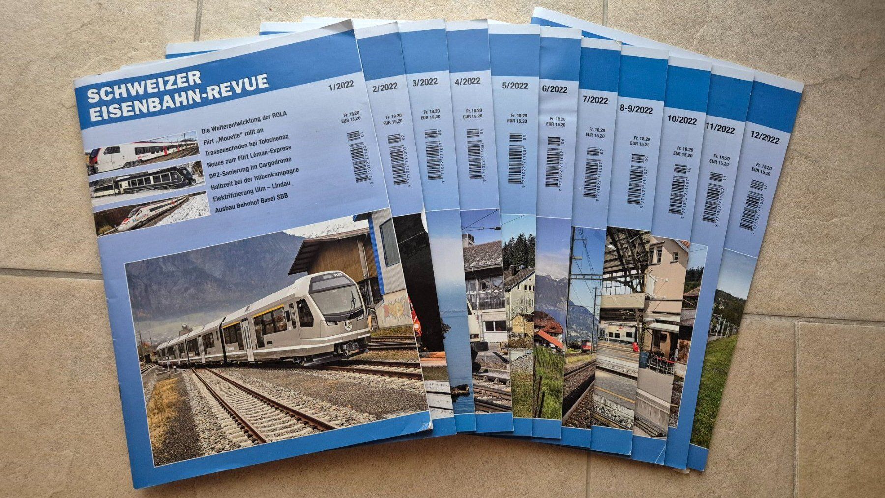 Zeitschriften & Magazine: Schweizer Eisenbahn-Revue 2022 – Gebraucht aus Brienz BE von Chutzli02