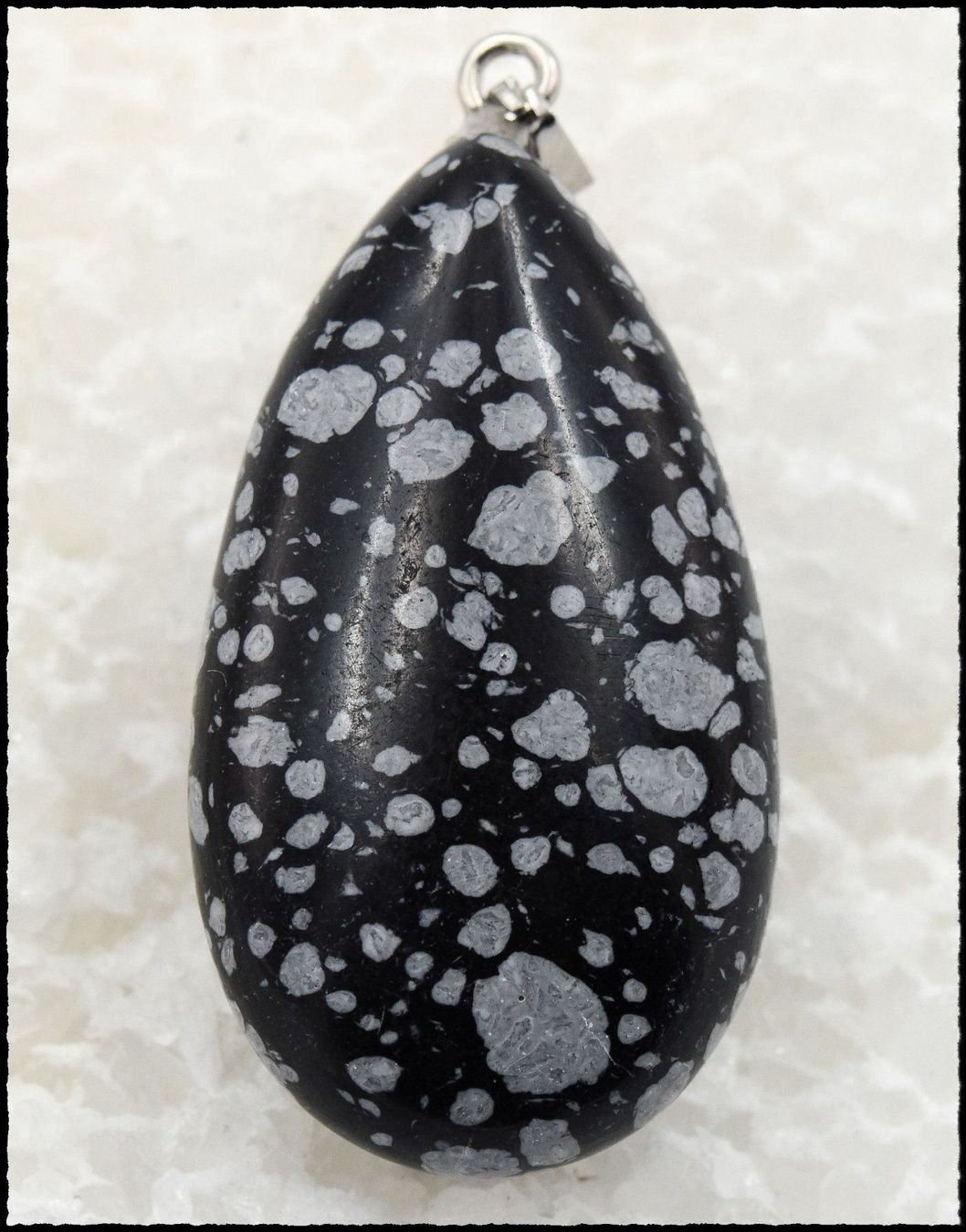 Anhänger: ♛ Schneeflocken-Obsidian Anhänger – Neu und originalverpackt aus Oberglatt ZH von Hot-Spot 2