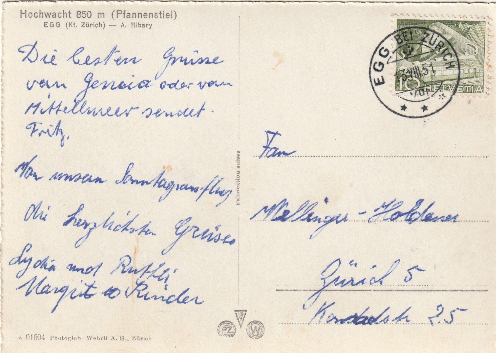Cartoline postali: Pfannenstil – Usato da Rorschacherberg venduto da fratovi2 1