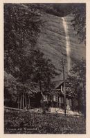 Vitznau mit Wasserfall, gelaufen 1930