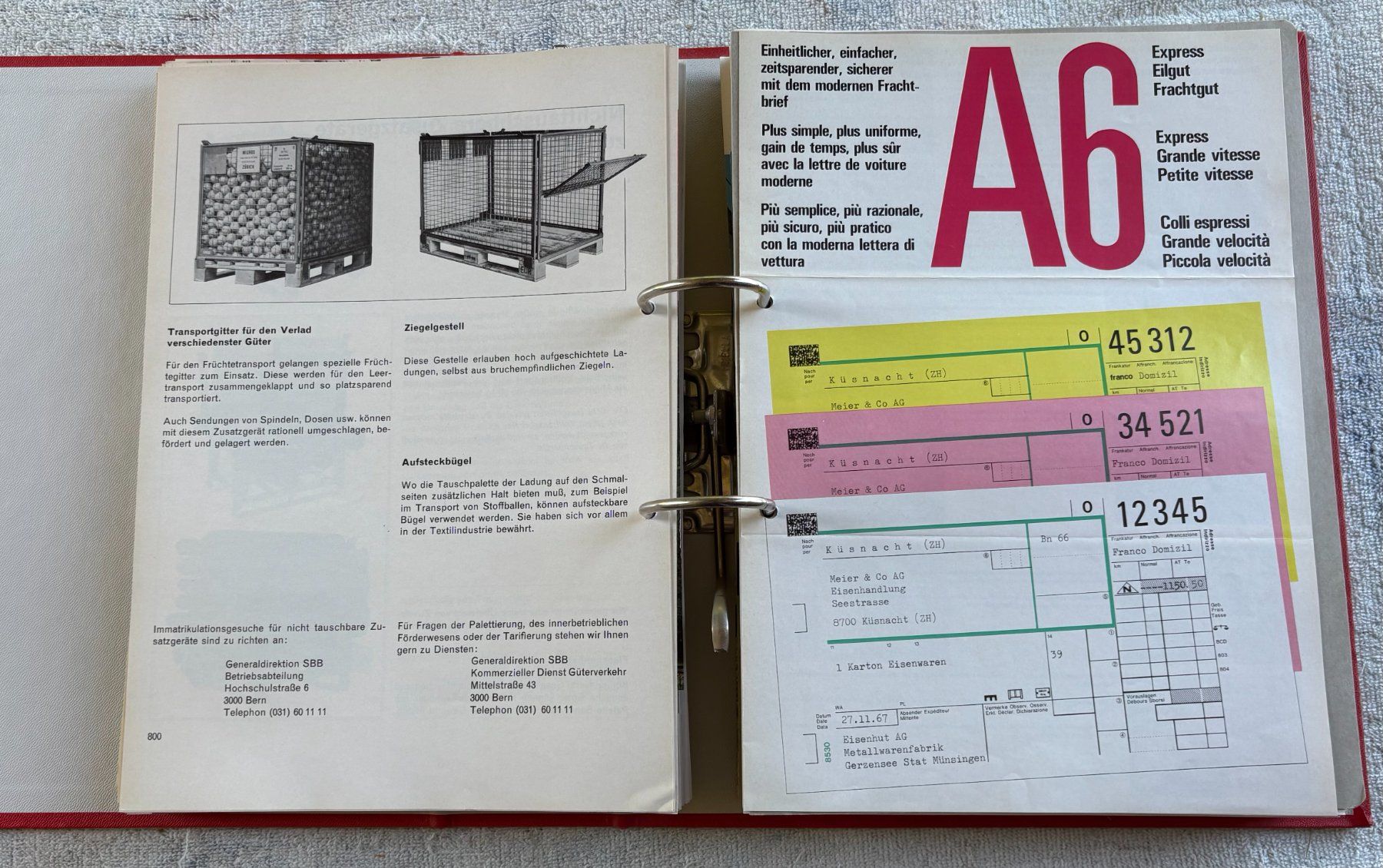 SBB/CFF/FFS Documenti: SBB CFF FFS – Usato da Ostermundigen venduto da wini63 7
