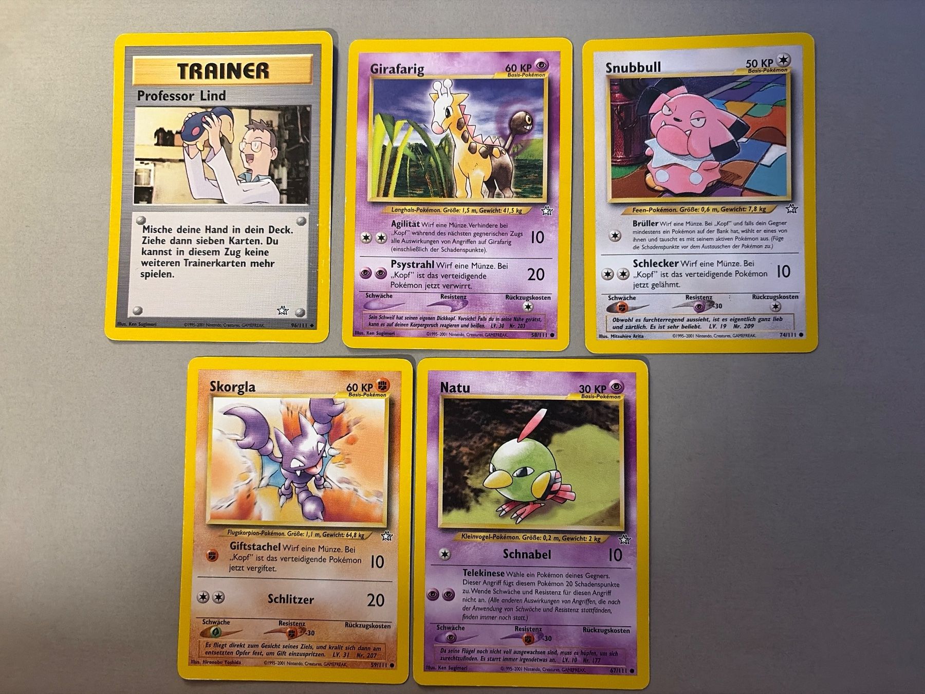 Pokémon Carte collezionabili: Neo Genesis 20 verschiedene Karten – Usato da Kehrsatz venduto da Riyouu 3