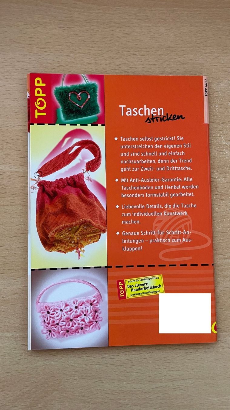 Libri: Taschen stricken - TOPP Handarbeiten – Usato da Glattfelden venduto da cybermaxx 1