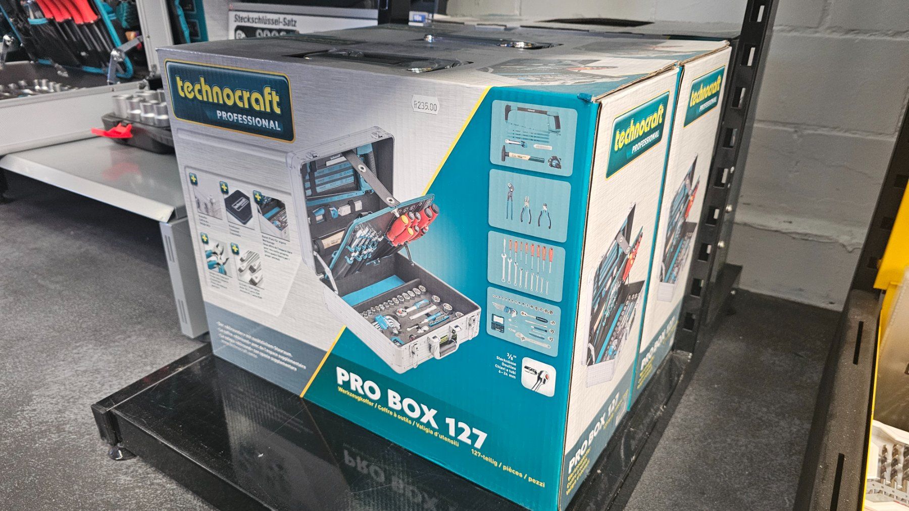 Technocraft Tous les outils: Technocraft Werkzeugkoffer "PRO BOX 127" ***Sommer Aktion*** – Neuf avec emballage d'origine à Koppigen par Bracher_Mail-House