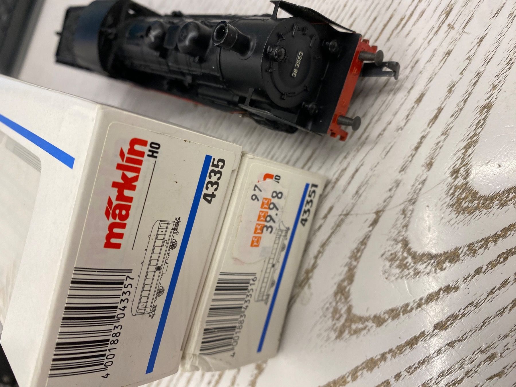 Märklin Modelleisenbahnen: Märklin 3099 DB BR 38 Personenzug – Gebraucht aus Lupsingen von New-Haven 7