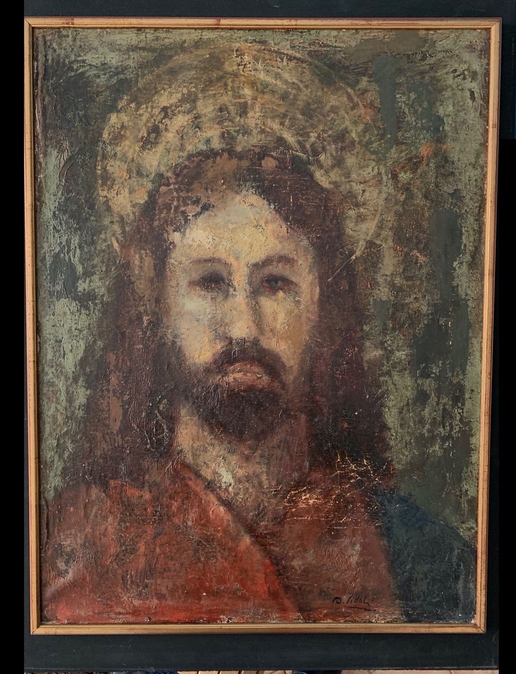 Tableaux: Dipinto "Redentore" Sidoli 1977 tela 45x60cm – D'occasion à PARADISO par pin_vlj8