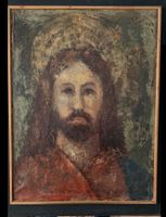 Dipinto "Redentore" Sidoli 1977 tela 45x60cm