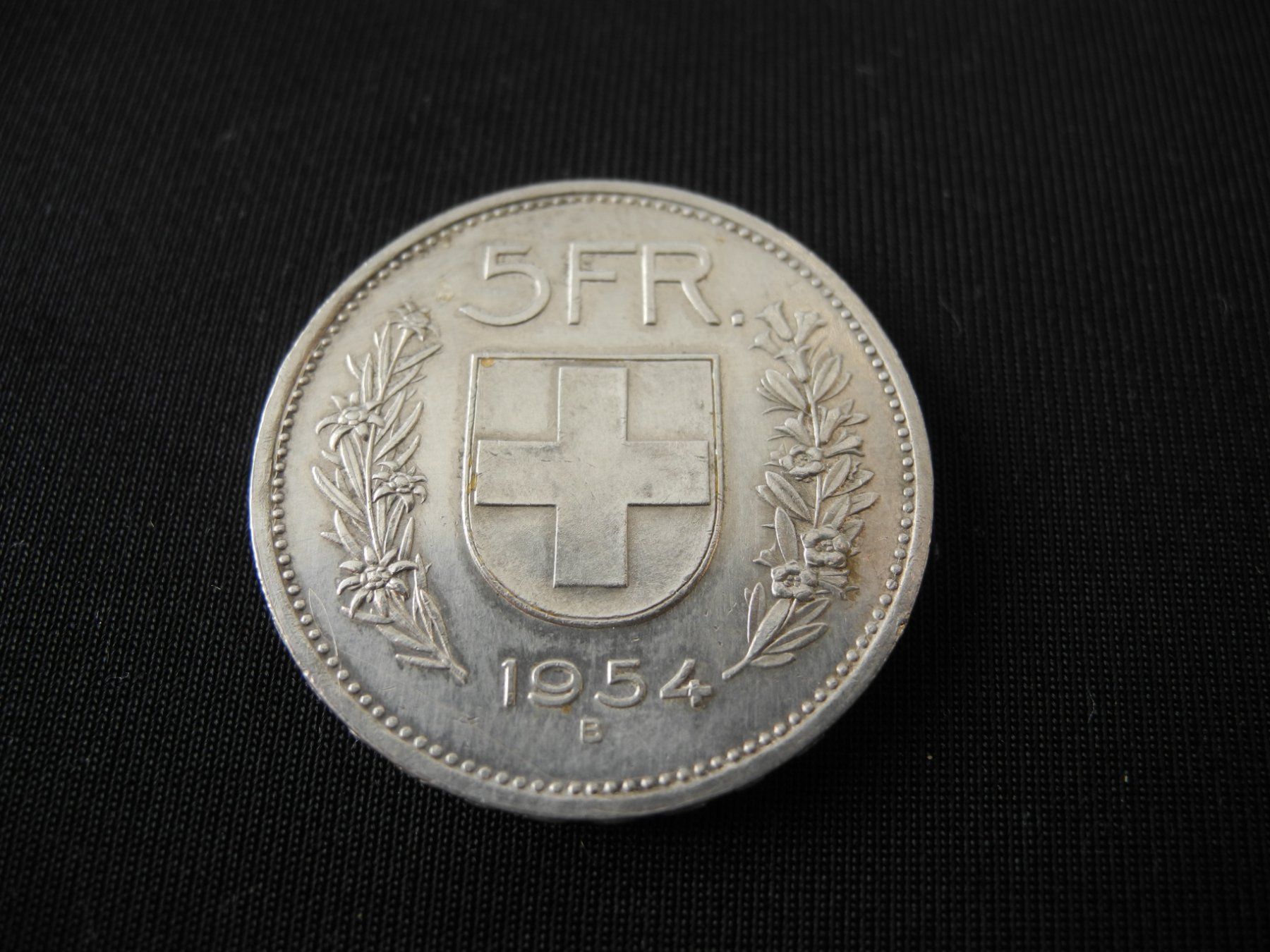 Tutti le monete: 5 FRANKEN MÜNZE SILBER 1954 – Usato da Reinach AG venduto da Huckleberrysix