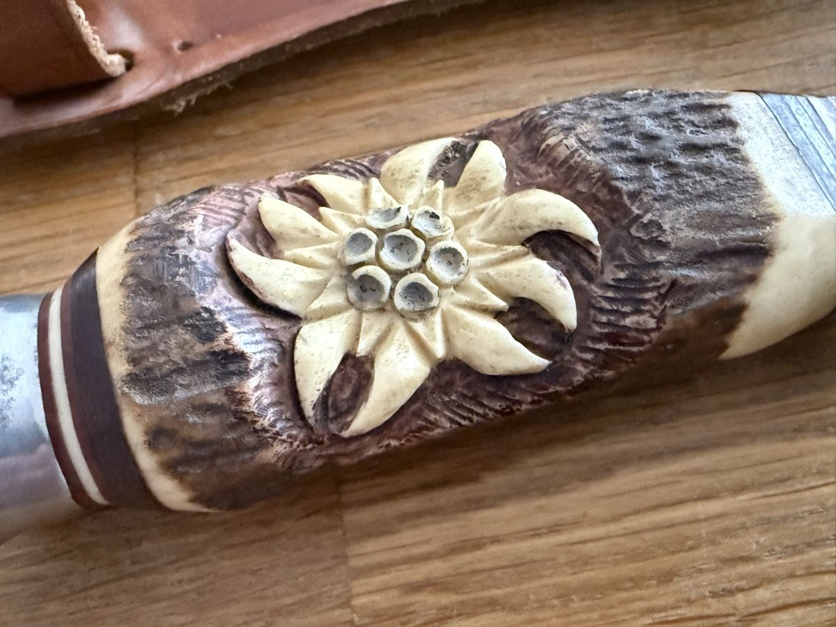 Accessori: Antikes Messer Ackermännchen Jagdmesser – Usato da Goldach venduto da Messerguru 2