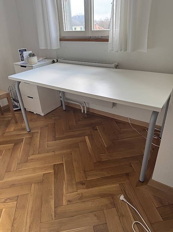 Scrivanie: Tisch Pfister weiss 160x80 – Usato da Biel/Bienne venduto da l.v.ds 1