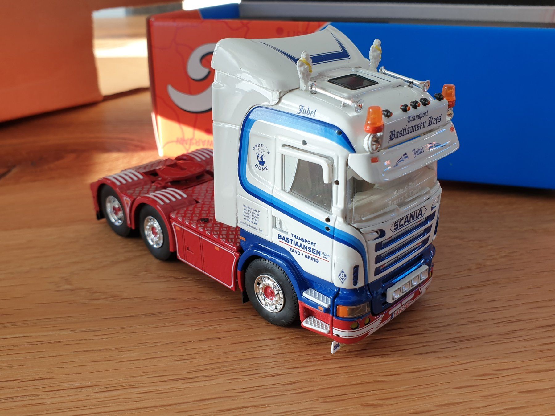 Tekno Kit di modellismo & Modellini statici: Scania Bastiaansen TEKNO Neu – Nuovo e nell'imballaggio originale da Baar venduto da Liebherrbagger 1