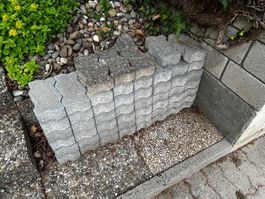 BETA Verbundstein mit Nocken, Grau, 22.5x11.2x6 50Stk