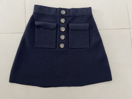 Sezane - jupe - bleue marine - taille S