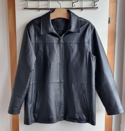 Wie neu: Elegante Echtlederjacke für Herren , Gr. M (48/50)