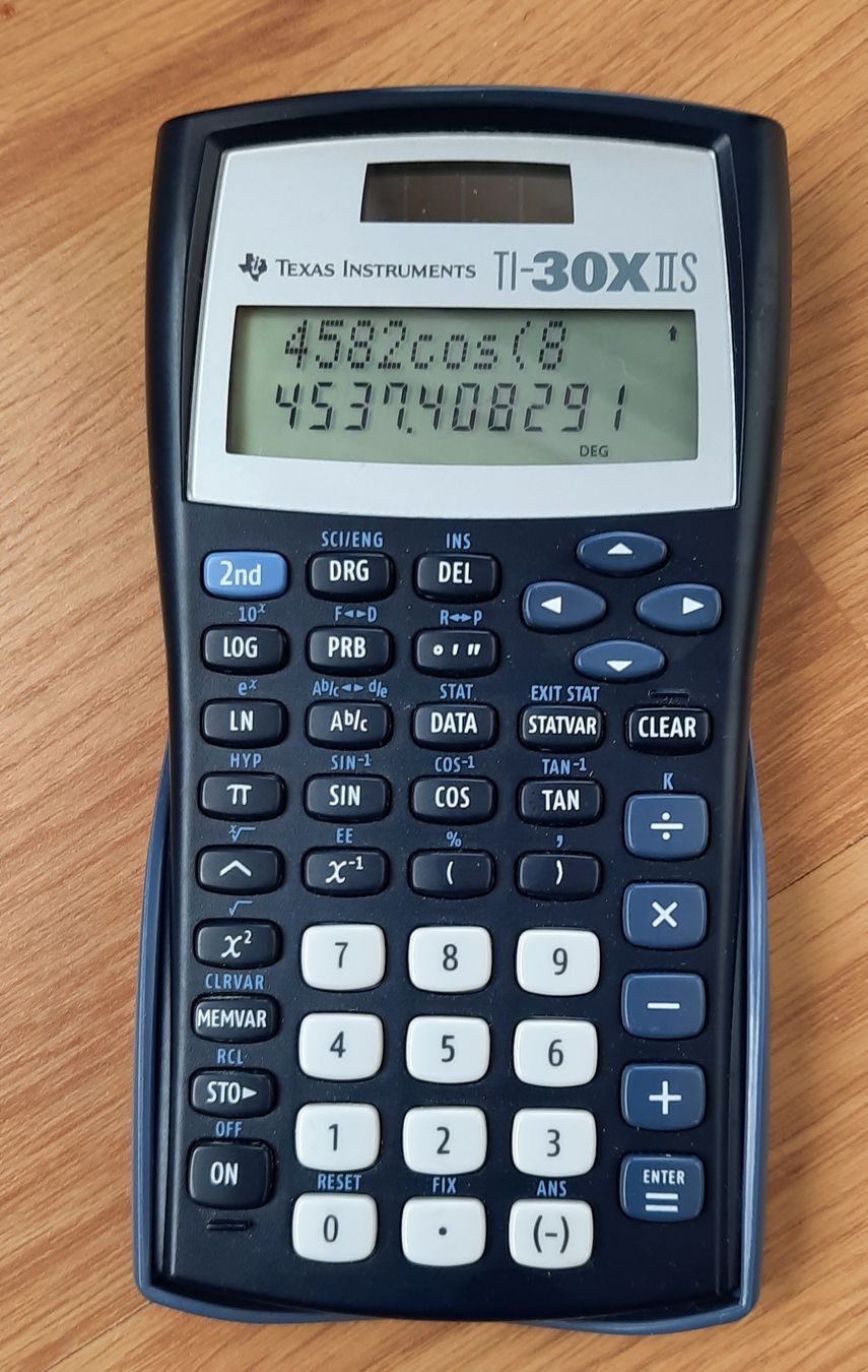 Calcolatrici tascabili: Texas Instruments TI-30XS IIS Rechner -  Solar – Usato da BRUNNEN venduto da Sole21