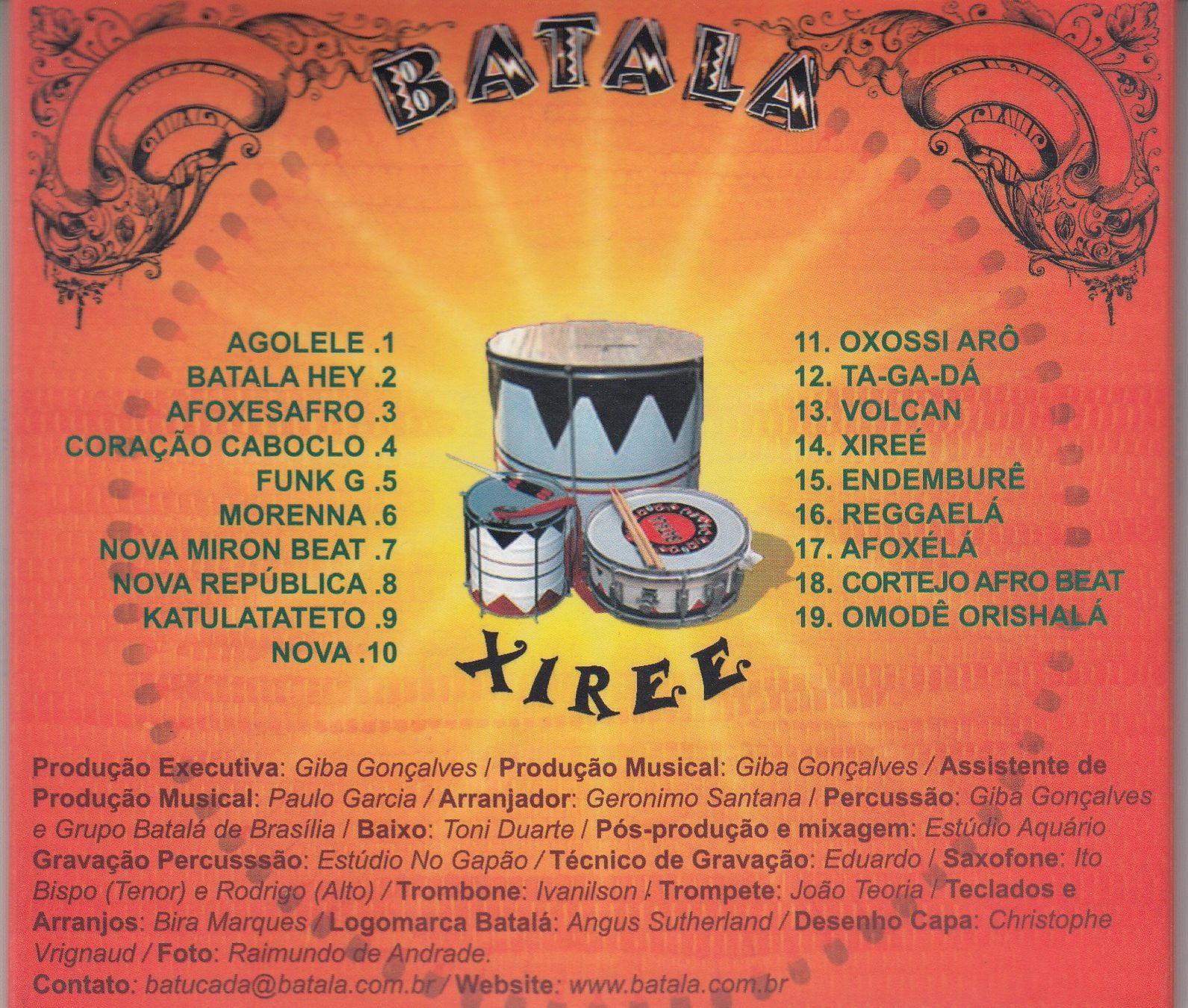 CD: CD BATALA Banda de Percussao Xiree - Reggae – Usato da Spreitenbach venduto da Turbo_1105 1