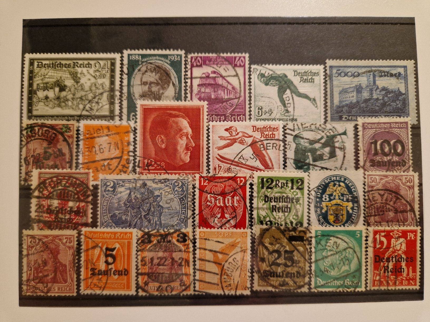Alle Briefmarken: Deutsches Reich Briefmarken – Gebraucht aus St. Gallen von Enrico_SG