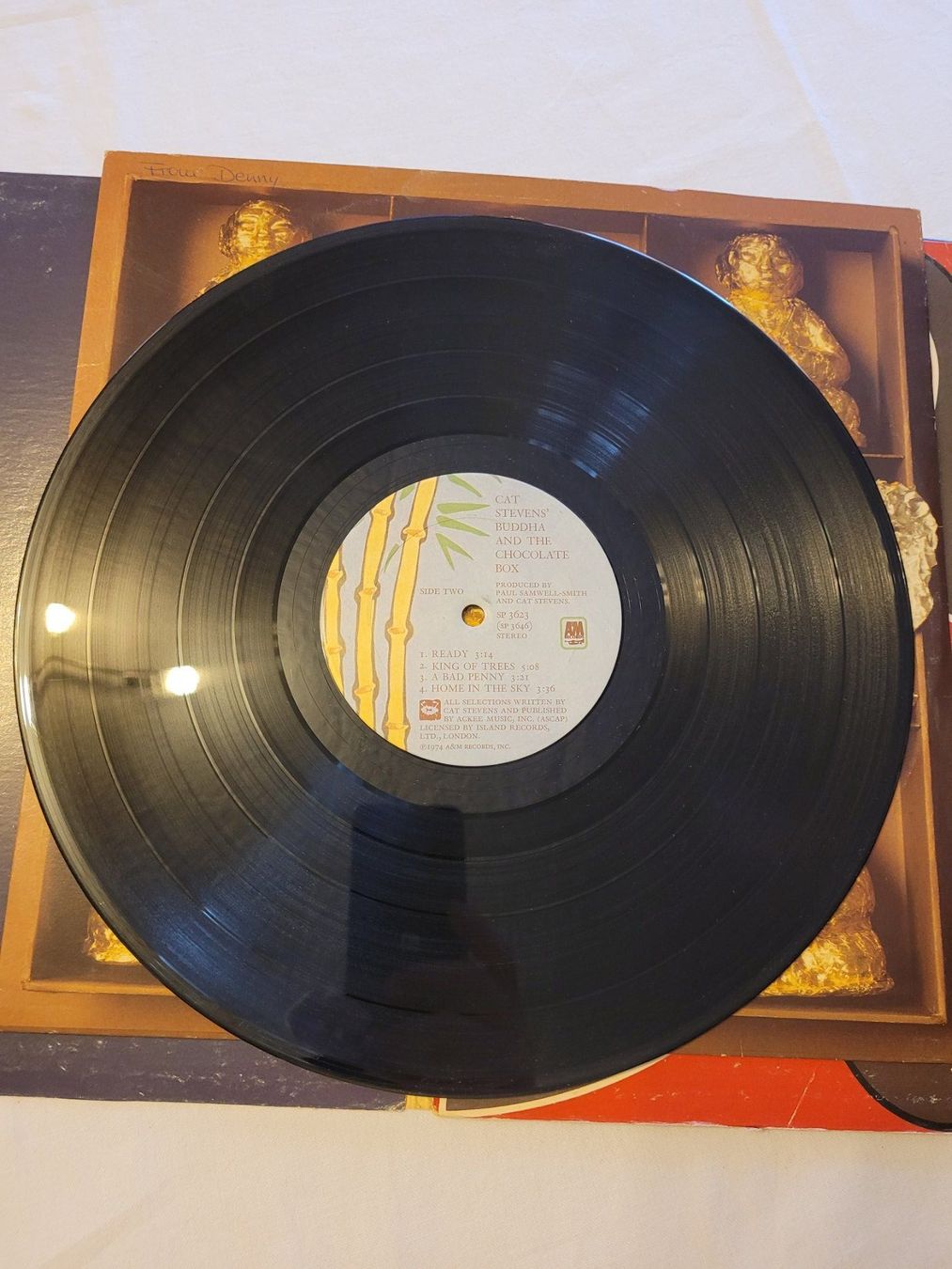 Dischi in vinile: Vinyle Cat Stevens Buddha And The Chocolate Box – Usato da la Chaux-de-Fonds venduto da Lampe 5