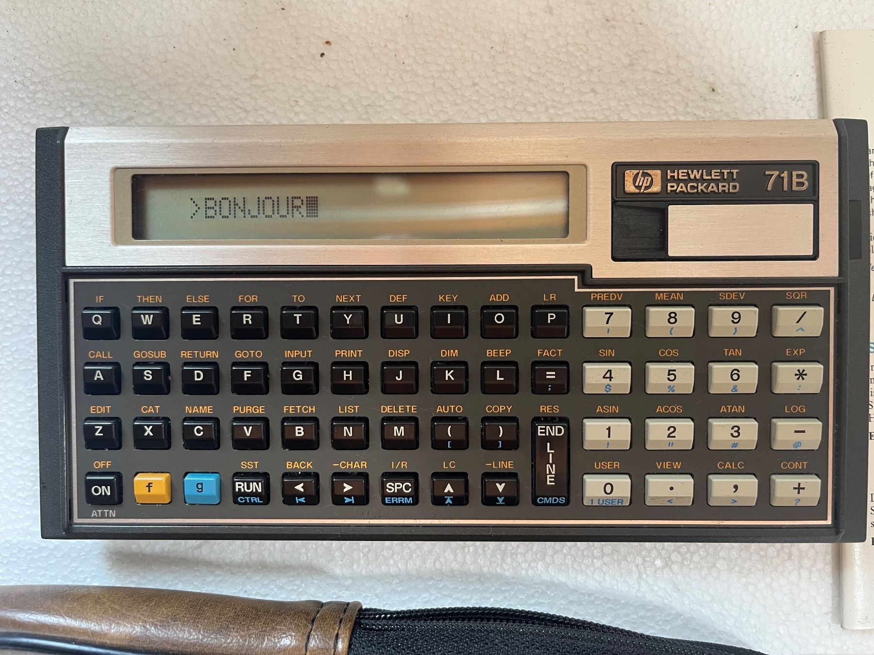 Hewlett Packard Calcolatrici tascabili: Calculatrice HP 71B – Usato da Delémont venduto da Cannonus
