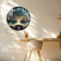 Wanduhr Baum des Lebens Motiv Neu