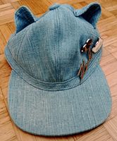 Casquette Karl Lagerfeld jean bleu avec oreilles chat