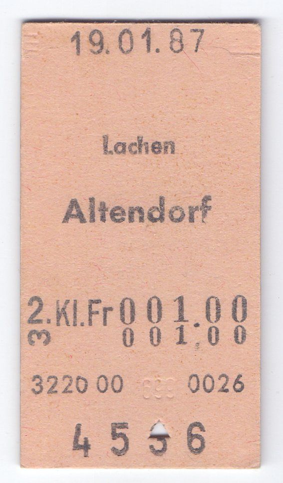 Biglietti: Billette Lachen - Altendorf – Usato da Langenthal venduto da Sammlungs_aus