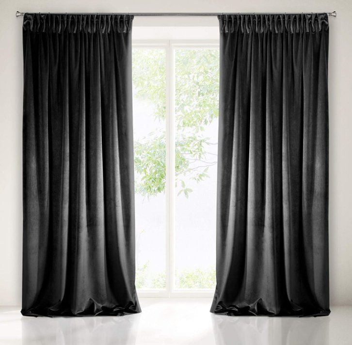 Vorhänge: Vorhänge Samt Luxus 2er Set BxH 140x270cm – Neu und originalverpackt aus Adlikon b.Regensdorf von MK-VORHANGSERVICE