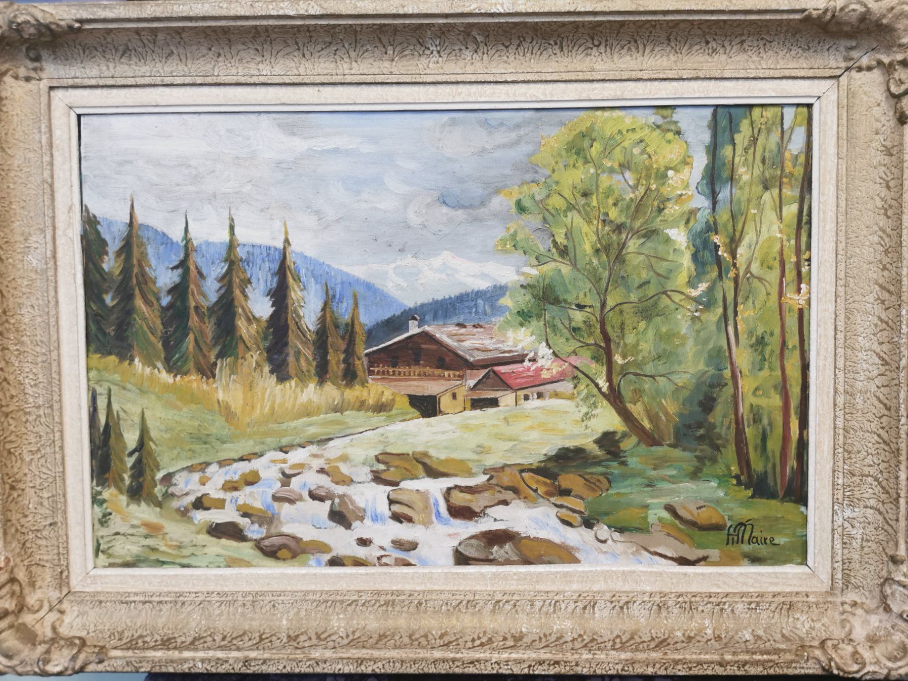 Dipinti: SIGNÉ MAIRE HUILE SUR TOILE – Usato da Genève venduto da Qanil77 1