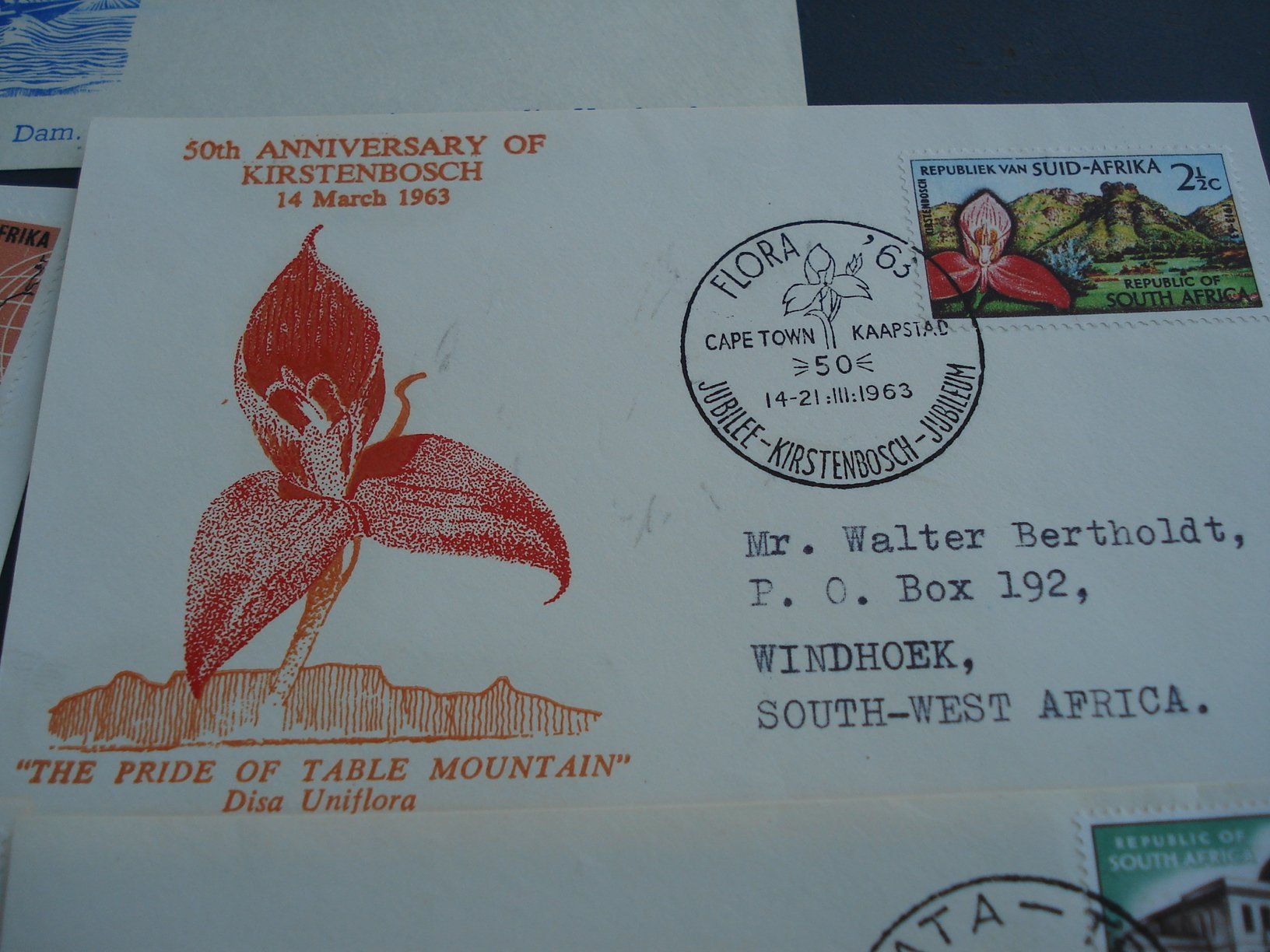 Tutti i francobolli: 5 Briefteile FDC Südafrika 1963 – Usato da Niederwil AG venduto da morostahu 2