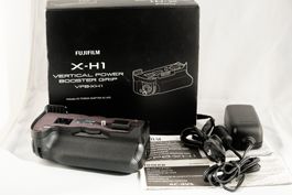 Fujifilm X-H1 Batteriegriff VPB-XH1 Booster + AC-Adapter OVP