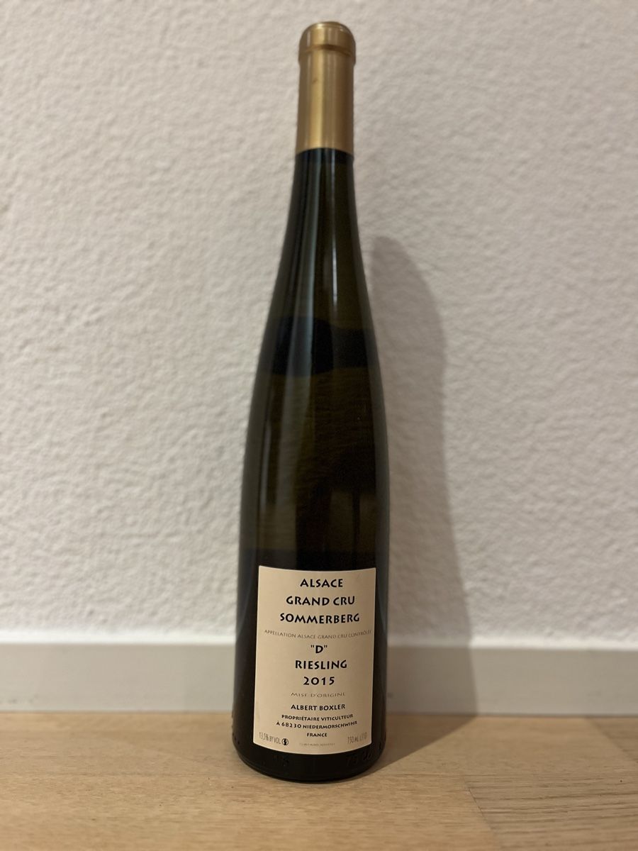 Vino: Albert Boxler, Grand Cru Sommerberg 2015 – Nuovo (secondo la descrizione) da Liestal venduto da Rockthat 3
