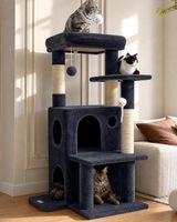 Kratzbaum klein Stabil 127cm für Grosse/Senioren Katze