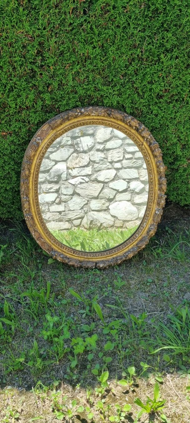 Specchi: Miroir ovale, 19ème siècle – Usato da Leytron venduto da anilemgu