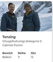 2 Tickets für Europapremiere von Tenzing