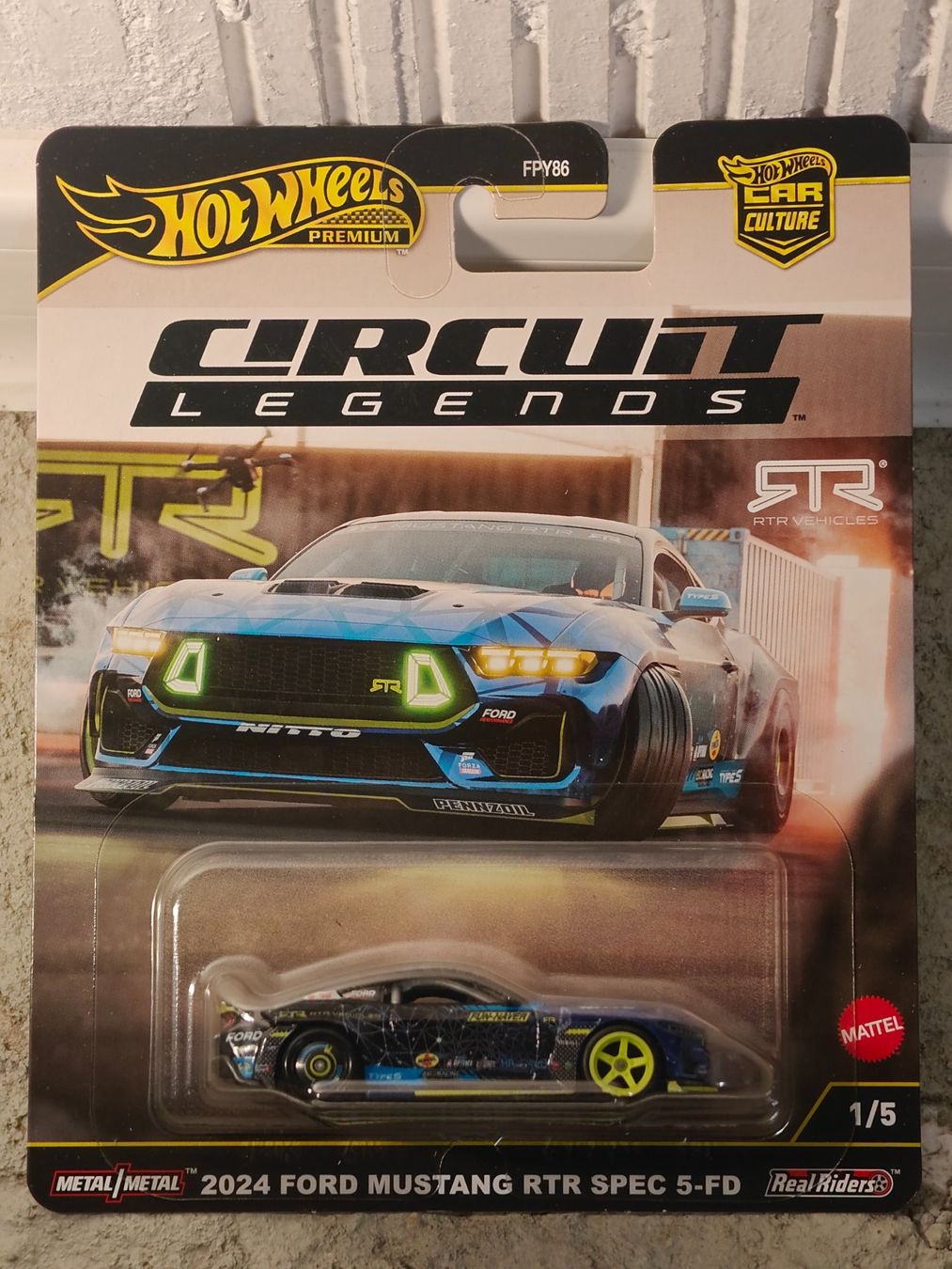 Hot Wheels Modellini d'auto: Hot Wheels Premium Ford Mustang RTR Spec 5-FD – Nuovo e nell'imballaggio originale da Flaach venduto da ste_7cwf