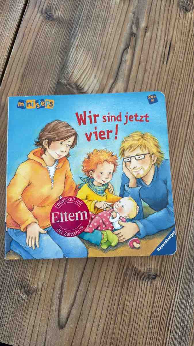 Libri: mini steps "Wir sind jetzt vier!" Buch – Usato da Menziken venduto da pau_q8jr