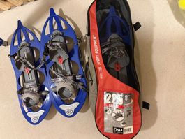 2 Paar Schneeschuhe TSL Balade 225 blau mit Tragetasche