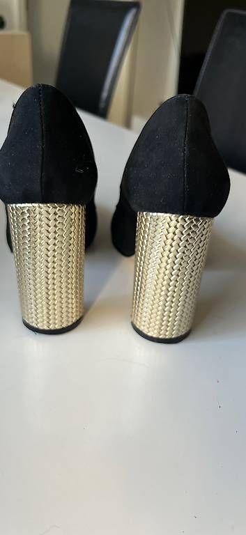 Scarpe da donna: High heeks gold Absatz breit – Usato da Rombach venduto da kar_5kkt 2
