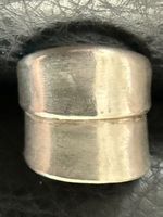 Fingerring aus einem versilberten Kaffeelöffel gefertigt