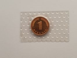 1 Pfennig 2001 F Stgl